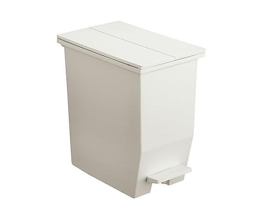 テラモト 20L ダストボックス(ペダル開閉式/ホワイト) EA995AA-721 1個(ご注文単位1個)【直送品】