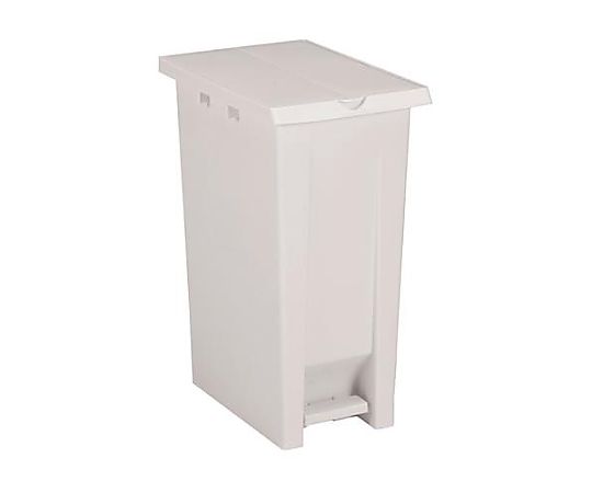 テラモト 70L ダストボックス(ペダル開閉式/ホワイト) EA995AA-736 1個(ご注文単位1個)【直送品】