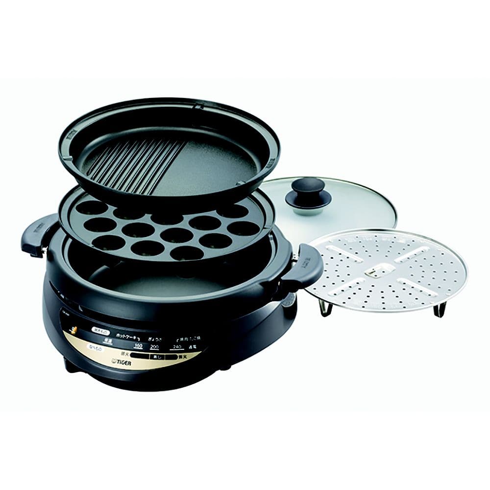 タイガー魔法瓶 グリルなべ ブラウン CQG-B301 1個（ご注文単位1個）【直送品】