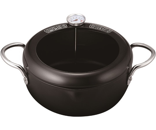 和平フレイズ 揚げづつみ温度計付両手天ぷら鍋 22cm RB-2766 1個（ご注文単位1個）【直送品】