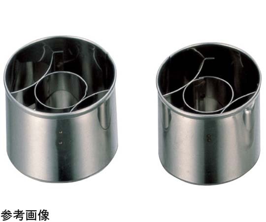 アズワン 18-0 本職用ドーナツ抜型 2寸  1個（ご注文単位1個）【直送品】