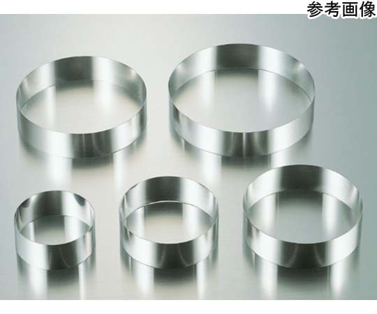 アズワン 18-8 丸型セルクル浅型(アルゴン溶接)φ50×35mm 5cm 1個（ご注文単位1個）【直送品】