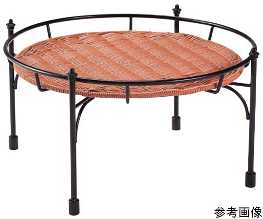 プリート プリート 積み重ねスタンド丸(ブラウン)高 DS514-25-BR 1個（ご注文単位1個）【直送品】