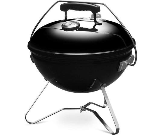 Weber スモーキージョープレミアム チャコールグリル 37cm 温度計付 黒 1121308 1セット（ご注文単位1セット）【直送品】