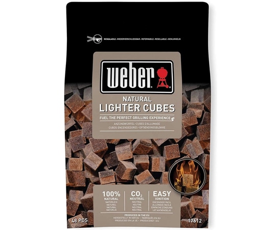 Weber 天然点火キューブ 48個入 17612 1袋(ご注文単位1袋)【直送品】