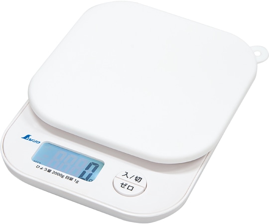 シンワ測定 デジタルはかり スモール 2000gシリコンカバー付 取引証明以外用 72975 1個（ご注文単位1個）【直送品】
