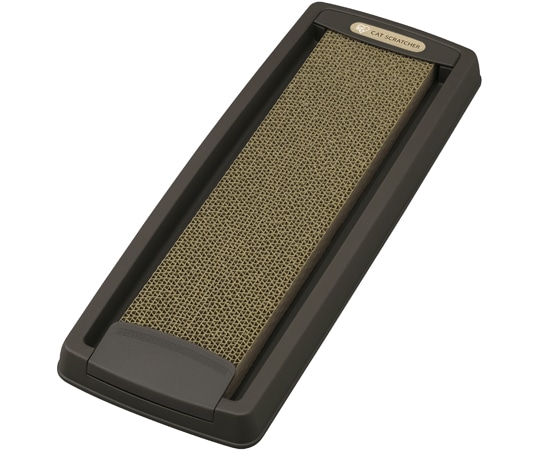 アイリスオーヤマ ダストレス猫の爪とぎスリム ブラウン CTS-540 1個（ご注文単位1個）【直送品】