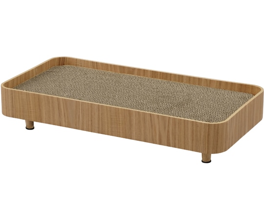 アイリスオーヤマ プライウッド爪とぎケース ナチュラル PW-TC50 1個（ご注文単位1個）【直送品】