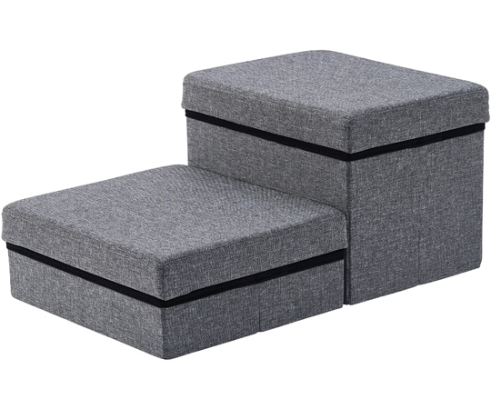 アイリスオーヤマ ペットステップ グレー P-STM 1個（ご注文単位1個）【直送品】