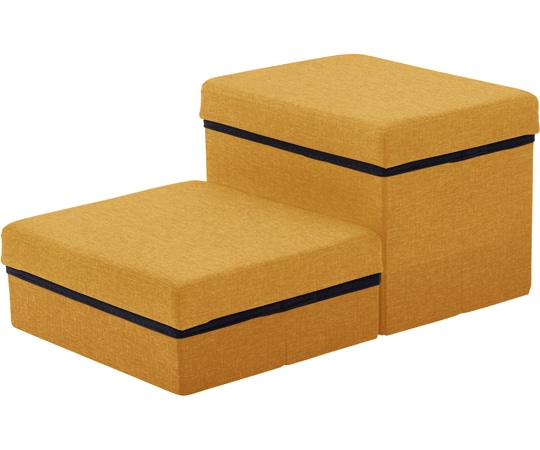 アイリスオーヤマ ペットステップ マスタード P-STM 1個（ご注文単位1個）【直送品】