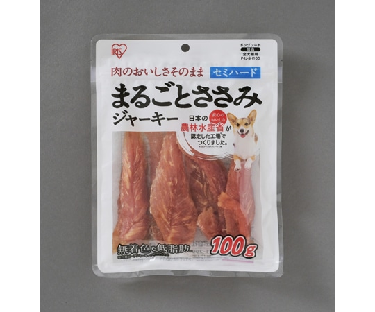 アイリスオーヤマ まるごとささみジャーキー セミハード100g 100g P-IJ-SH100 1個（ご注文単位1個）【直送品】