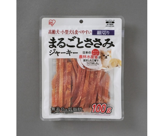 アイリスオーヤマ まるごとささみジャーキー 細切り100g 100g P-IJ-HS100 1個（ご注文単位1個）【直送品】