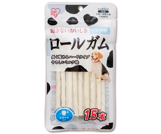 アイリスオーヤマ ロールガムミルク味15本 15本 P-RGM15 1個（ご注文単位1個）【直送品】