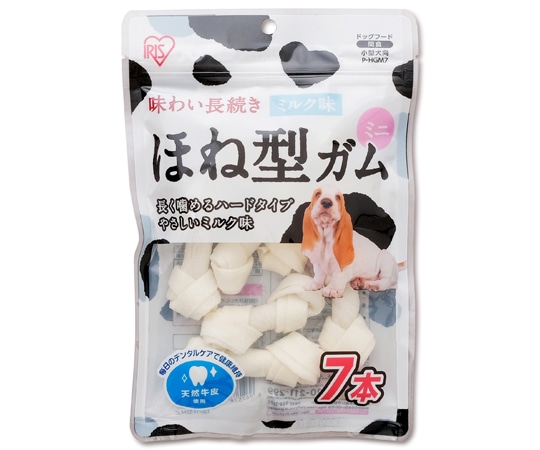 アイリスオーヤマ 骨型ガムミルク味ミニ7本 7本 P-HGM7 1個（ご注文単位1個）【直送品】