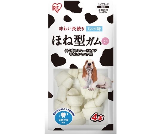 アイリスオーヤマ 骨型ガムミルク味 ミニ 4本 PーHGM4 1個（ご注文単位1個）【直送品】