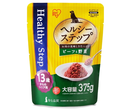 アイリスオーヤマ ヘルシーステップレトルト ビーフと野菜375g 13歳以上用 HRBV13 1個（ご注文単位1個）【直送品】
