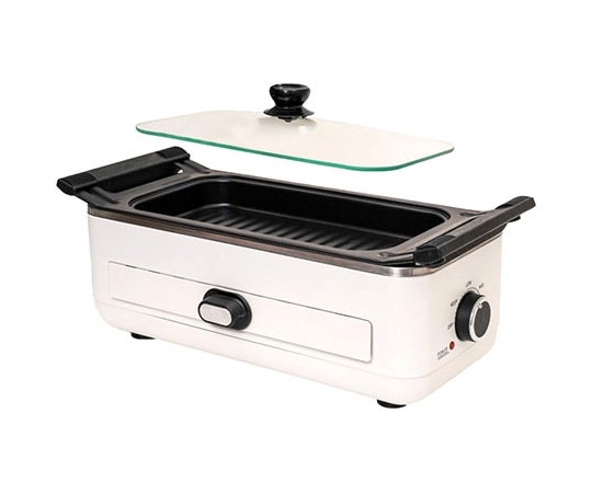 サンコー（THANKO） 無煙で美味しい 肉と魚のWグリル S-SLG21W 1個（ご注文単位1個）【直送品】