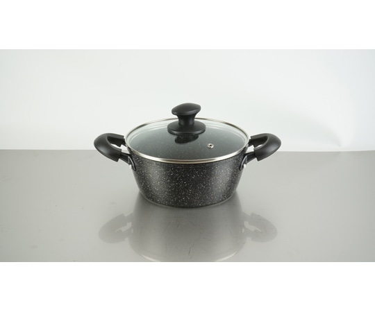 和平フレイズ Wマーブルα IH対応両手鍋 22cm RB-2123 1個（ご注文単位1個）【直送品】