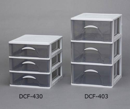 アイリスオーヤマ デスクチェスト ライトグレー DCF-430 1個(ご注文単位1個)【直送品】