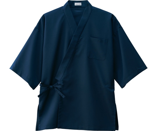 ボンマックス 作務衣(上衣)FJ0709U ネイビー 4L  1枚（ご注文単位1枚）【直送品】