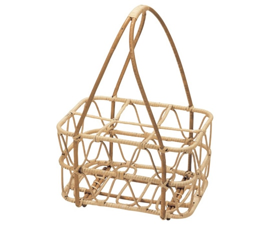 萬洋 籐ワインポーター 6本用 30-103 1個（ご注文単位1個）【直送品】