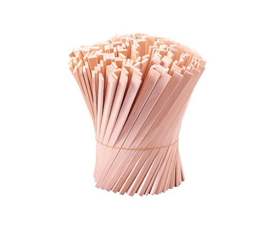 アズワン 十八番白樺小判箸 203mm 100膳×50袋入 G 1セット（ご注文単位1セット）【直送品】