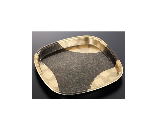 中央化学 寿司容器 DX角桶 60 金砂目-BK 身 80枚 107235 1ケース(ご注文単位1ケース)【直送品】