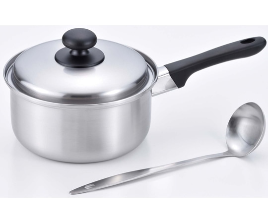 和平フレイズ 燕三 IH対応片手鍋 18cm(お玉付) EM-014 1個（ご注文単位1個）【直送品】