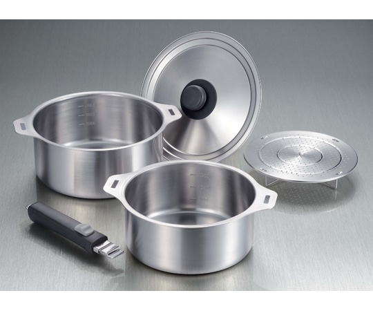 和平フレイズ 燕三 IH着脱式鍋18・20cm(蒸し台付) EM-030 1個（ご注文単位1個）【直送品】