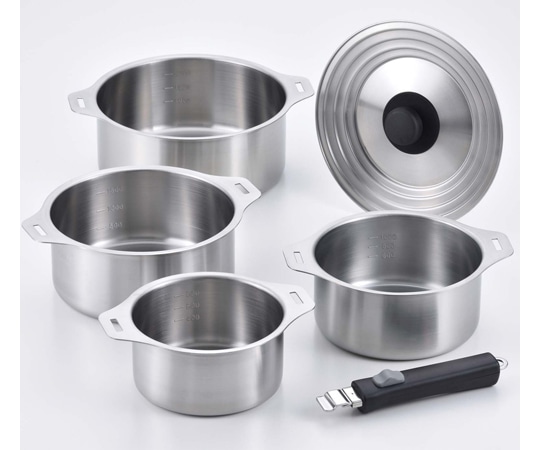 和平フレイズ 燕三 IH着脱式鍋4点セット EM-031 1個（ご注文単位1個）【直送品】