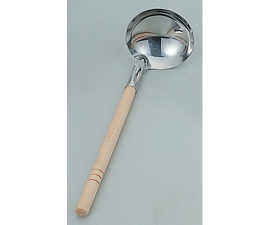 タケコシ 18-0 木柄レードル穴無 No.162 1個（ご注文単位1個）【直送品】