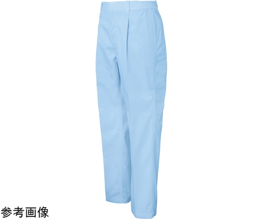 サンエス 女性用混入だいきらい横ゴム・裾口ストレートパンツ サックス S FX70958 1枚（ご注文単位1枚）【直送品】