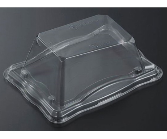 中央化学 寿司容器 かわら 巻ハーフ 蓋(CAPG)900枚 361139 1ケース(ご注文単位1ケース)【直送品】