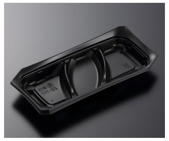 中央化学 惣菜容器 CTゆう 22-11T BK 身 1200枚 385807 1ケース(ご注文単位1ケース)【直送品】