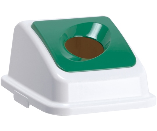 テラモト エコ分別カラーペールW35 蓋 緑 丸穴 あきびん DS-194-532-1 1個（ご注文単位1個）【直送品】