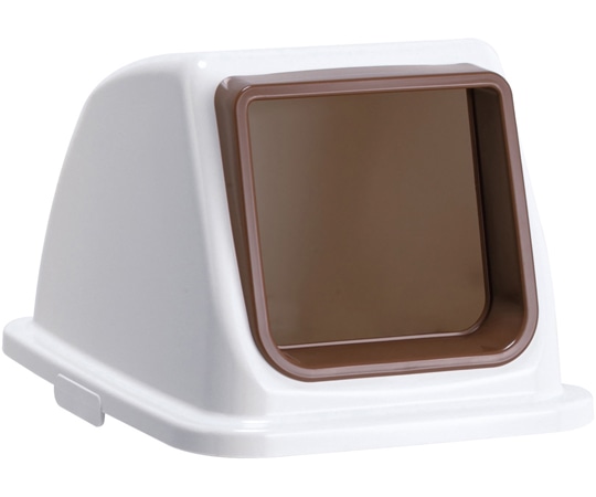 テラモト エコ分別カラーペールW65 蓋 茶 オープン 一般ゴミ DS-194-711-4 1個（ご注文単位1個）【直送品】