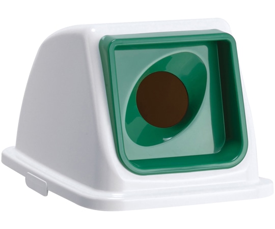 テラモト エコ分別カラーペールW65 蓋 緑 丸穴 あきびん DS-194-732-1 1個（ご注文単位1個）【直送品】