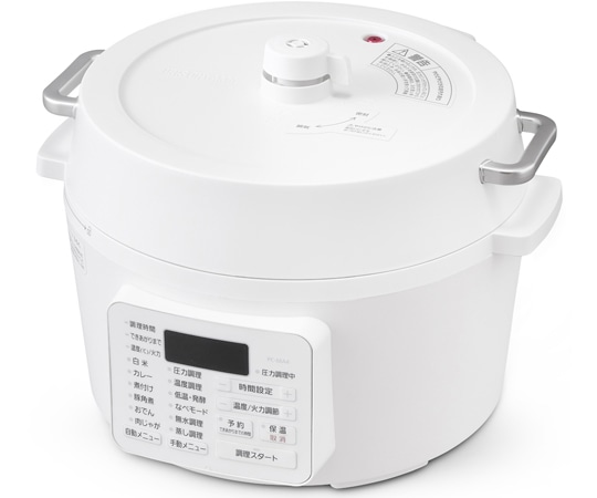 アイリスオーヤマ 電気圧力鍋 4.0L ホワイト PC-MA4-W 1個（ご注文単位1個）【直送品】