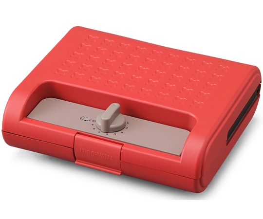 アイリスオーヤマ マルチサンドメーカー ダブルサイズ レッド IMS-902-R 1個（ご注文単位1個）【直送品】