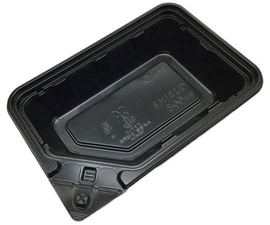 中央化学 弁当容器 BCTシールド 24-16 BK 身 600枚 12112 1ケース(ご注文単位1ケース)【直送品】