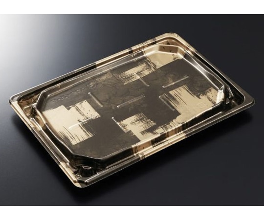 中央化学 刺身・鮮魚容器 BCF宝台 25-17 西陣BK-BK 身 400枚 15172 1ケース(ご注文単位1ケース)【直送品】