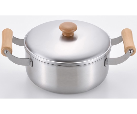 和平フレイズ 千歳 木柄両手鍋 20cm CS-002 1個（ご注文単位1個）【直送品】