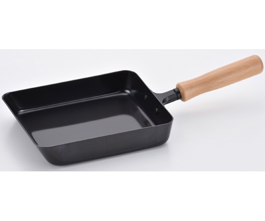 和平フレイズ 千歳 鉄 木柄玉子焼 14×18cm CS-013 1個（ご注文単位1個）【直送品】