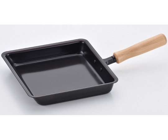 和平フレイズ 千歳 鉄 木柄玉子焼 18×18cm CS-014 1個（ご注文単位1個）【直送品】