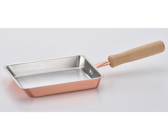 和平フレイズ 千歳 純銅 木柄玉子焼 12×18cm CS-025 1個（ご注文単位1個）【直送品】