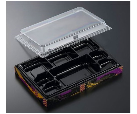 中央化学 折箱 CWA27-17S 黒-紫円(ボ)160枚 976597 1ケース(ご注文単位1ケース)【直送品】