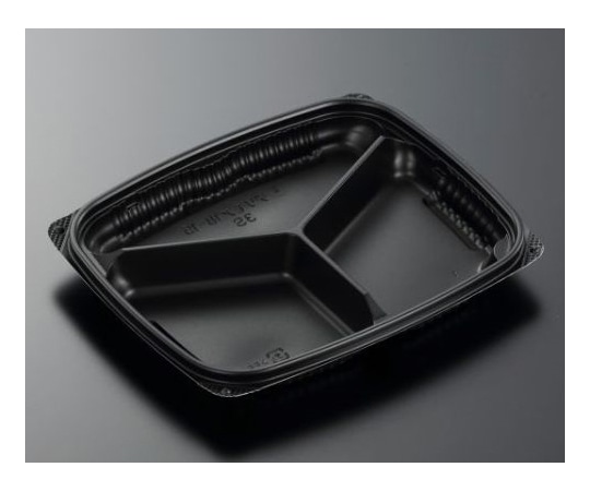 中央化学 惣菜容器 CTデリモア18-15 3S BK 身 800枚 378083 1ケース(ご注文単位1ケース)【直送品】