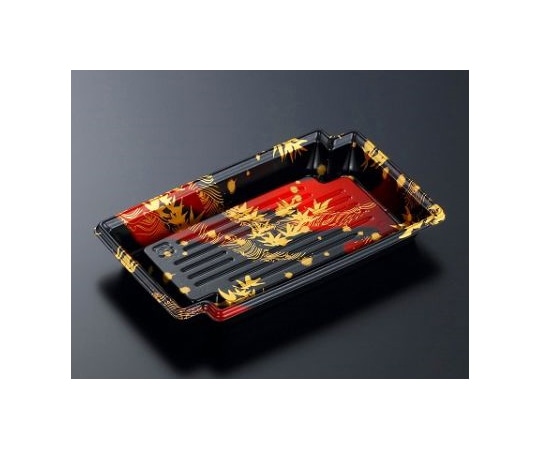 中央化学 刺身・鮮魚容器 CFかく鉢 20-12 竹霞R-BK 本体 1000枚 207514 1ケース(ご注文単位1ケース)【直送品】