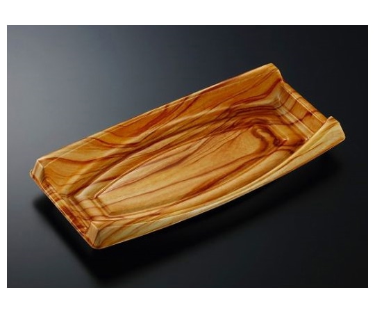 中央化学 刺身・鮮魚容器 CF船 80 木理BR 身 300枚 249557 1ケース(ご注文単位1ケース)【直送品】