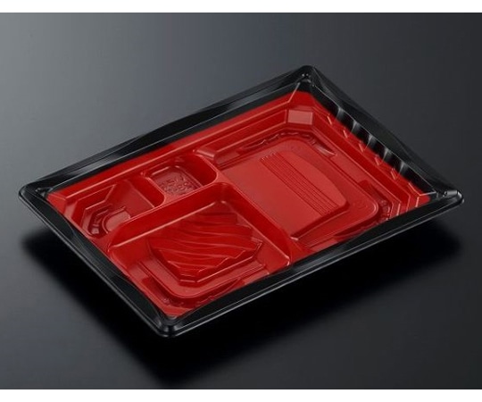 中央化学 弁当容器 CTいろは 23-17E 赤黒-BK 身 800枚 346320 1ケース(ご注文単位1ケース)【直送品】